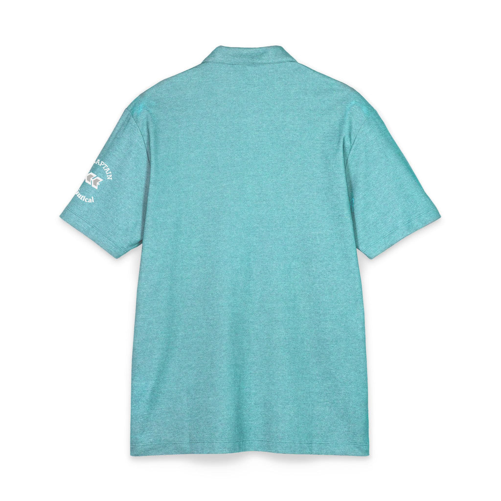 TRITON*TITAN Men's  Platinum-Pearl*Prix Polo Collection.Men's Comfort Luxury Pique Short Sleeve Polo Shirt.
