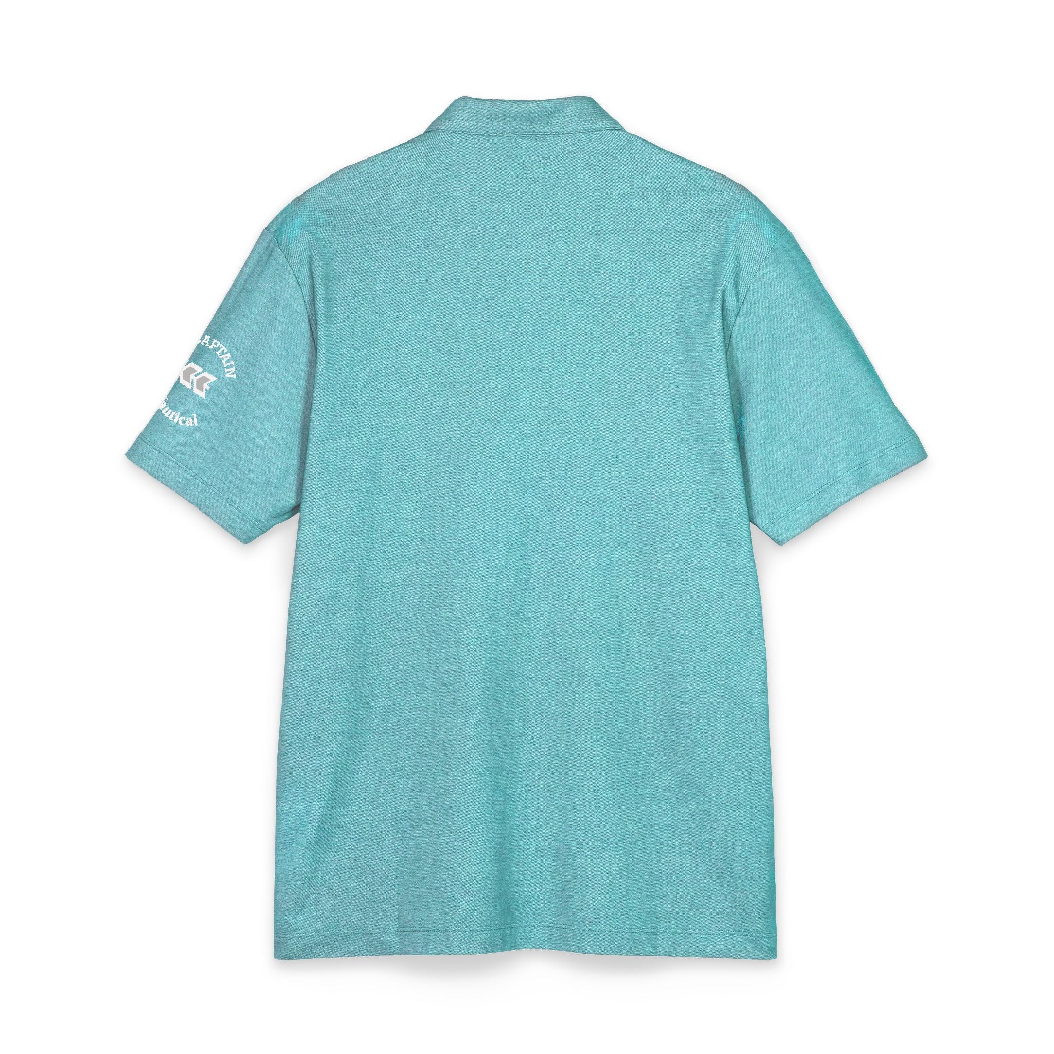 TRITON*TITAN Men's  Platinum-Pearl*Prix Polo Collection.Men's Comfort Luxury Pique Short Sleeve Polo Shirt.