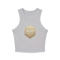 Hexagon Phenom Crop Tank | X~ALT Chrome | Slabrise