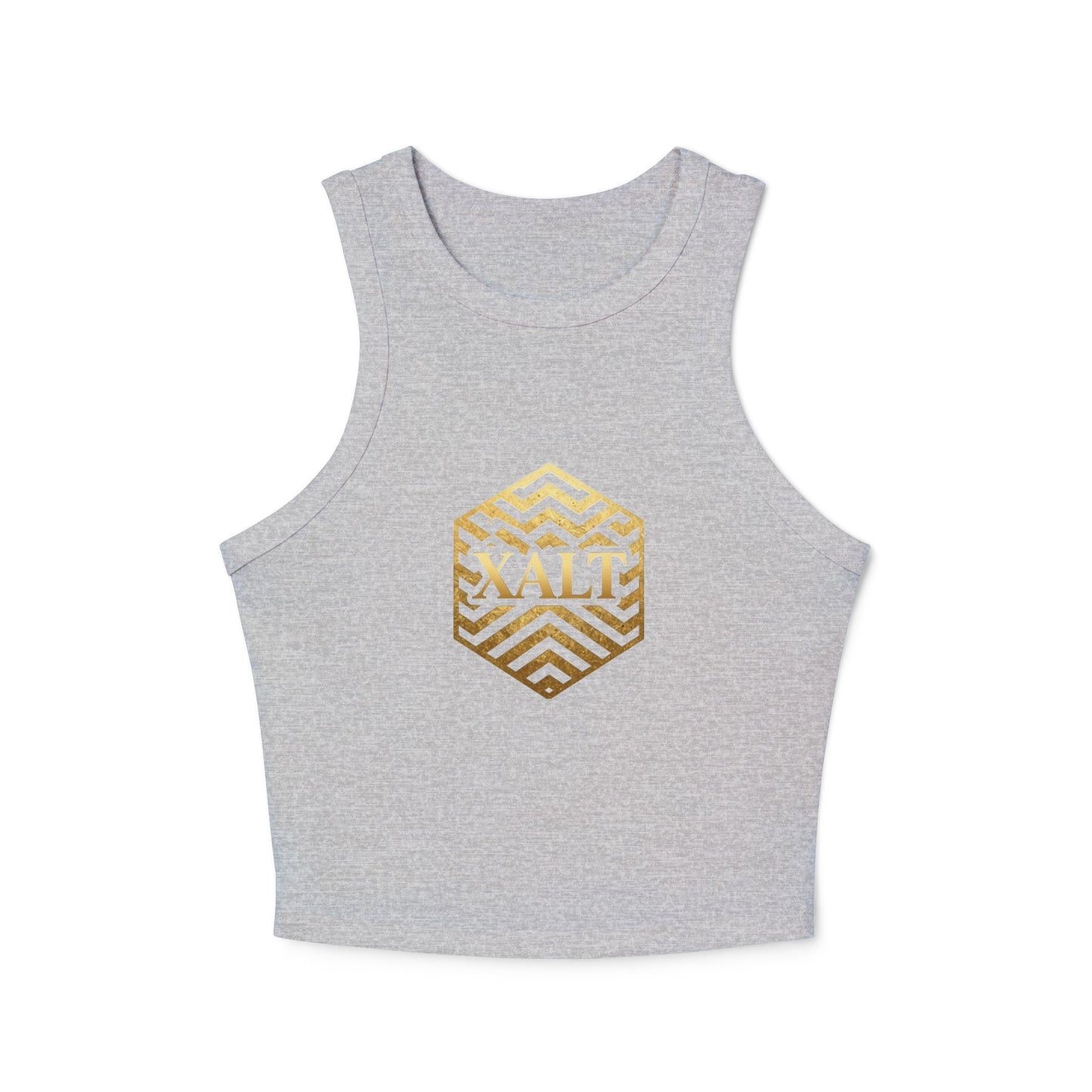 X-ALT Ladies Hexagonal Crop Tank Top —