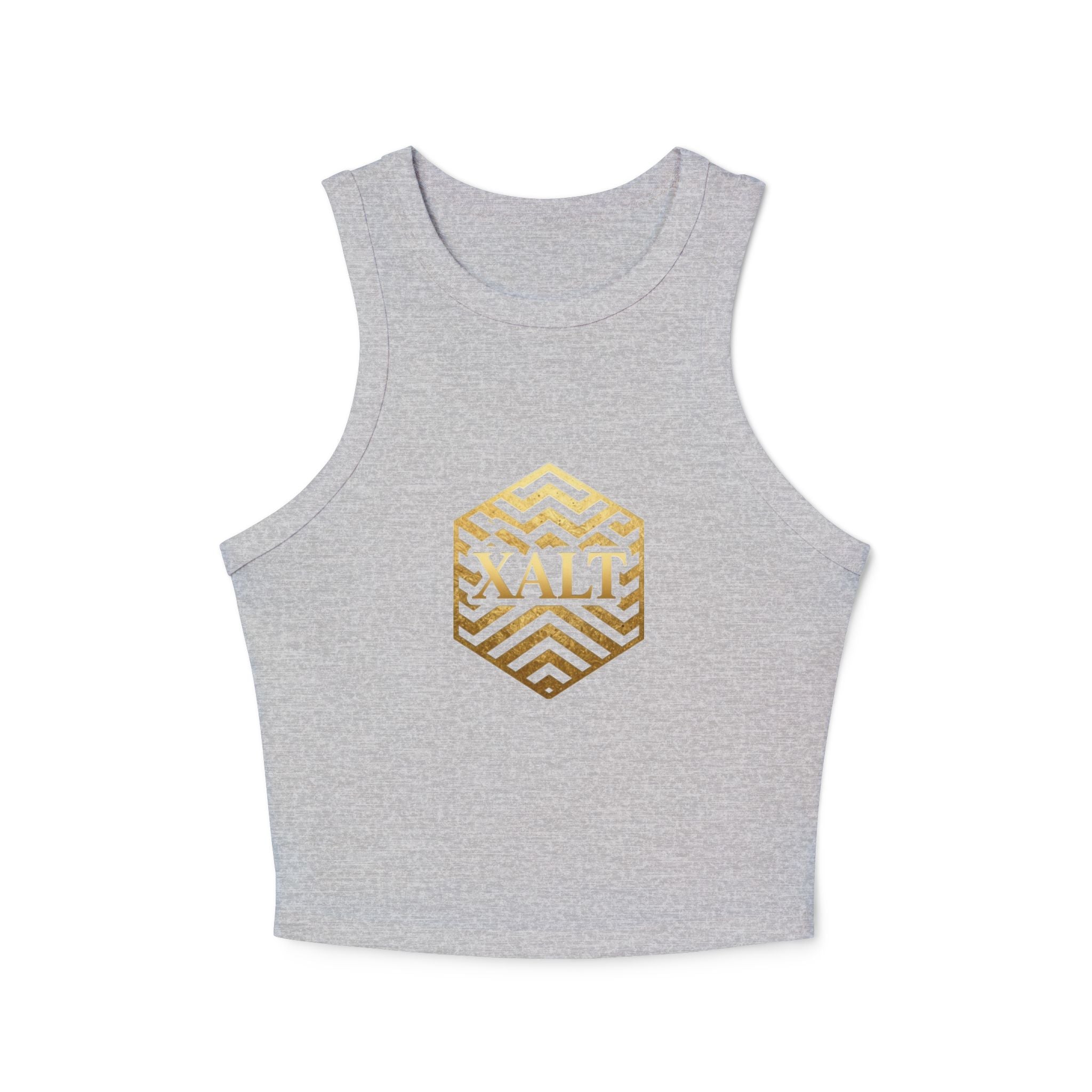 Hexagon Phenom Crop Tank | X~ALT Chrome | Slabrise