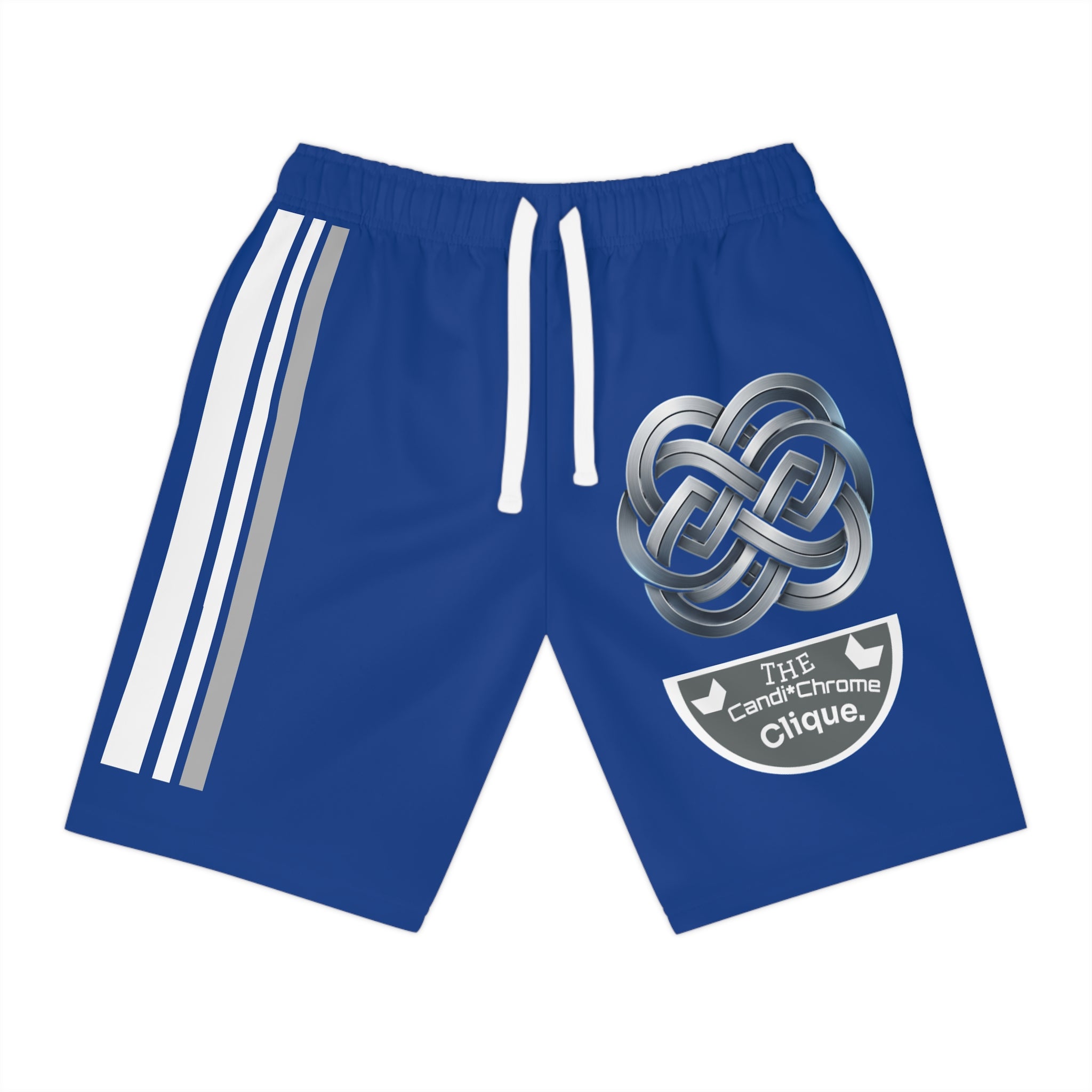 SLAB ATHLETIC Shorts with Celtic Knot & 'The CANDI*Chrome Clique'