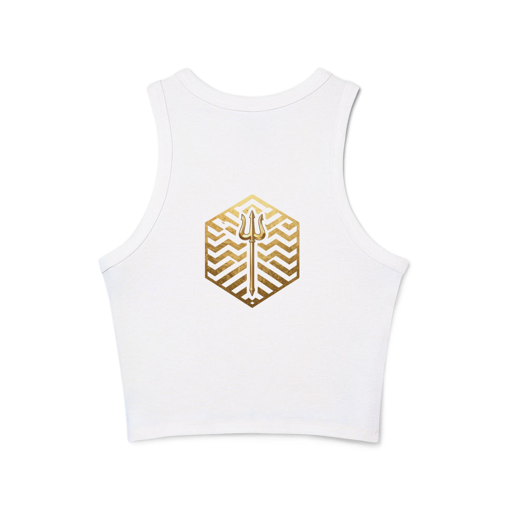 Hexagon Phenom Crop Tank | X~ALT Chrome | Slabrise