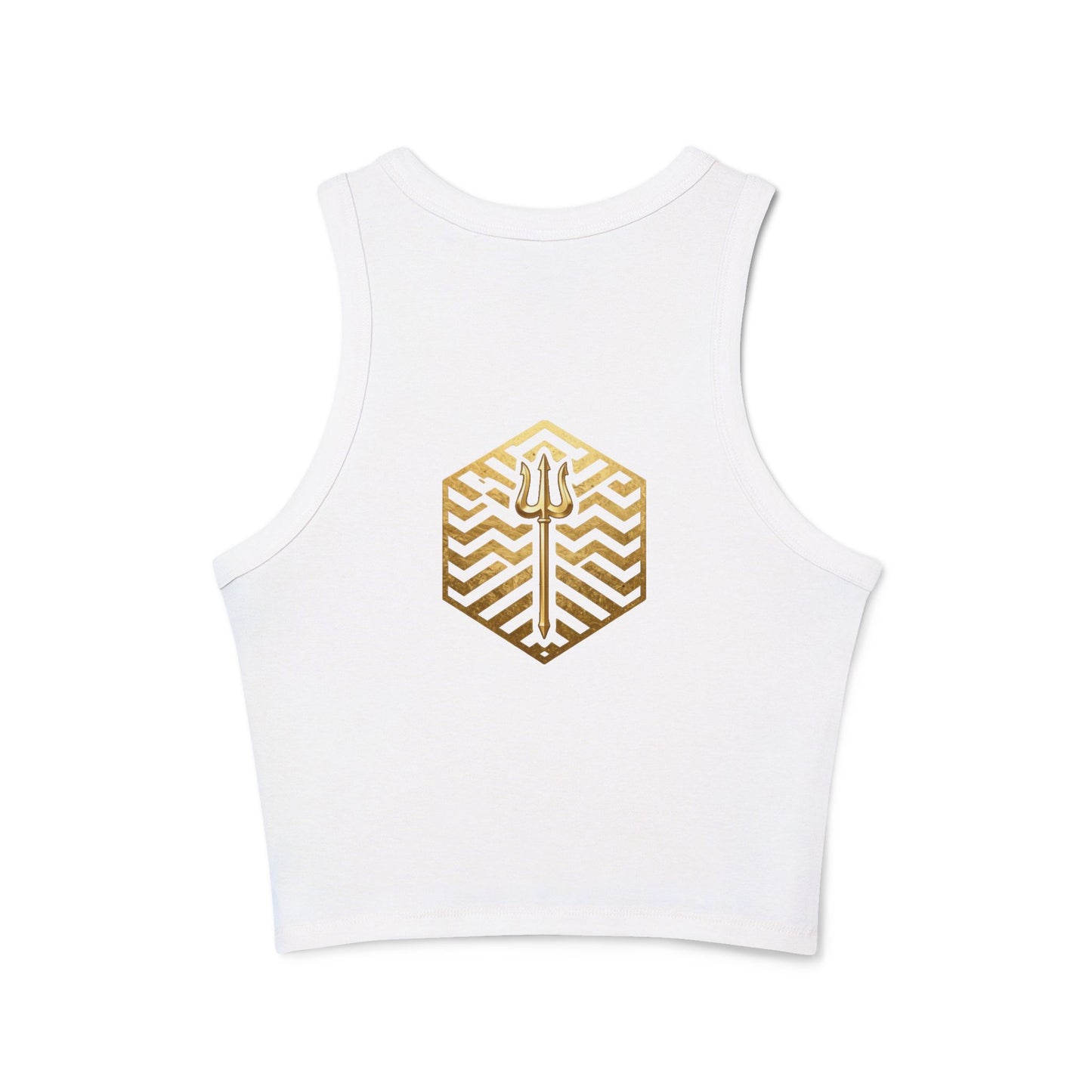 X-ALT Ladies Hexagonal Crop Tank Top —