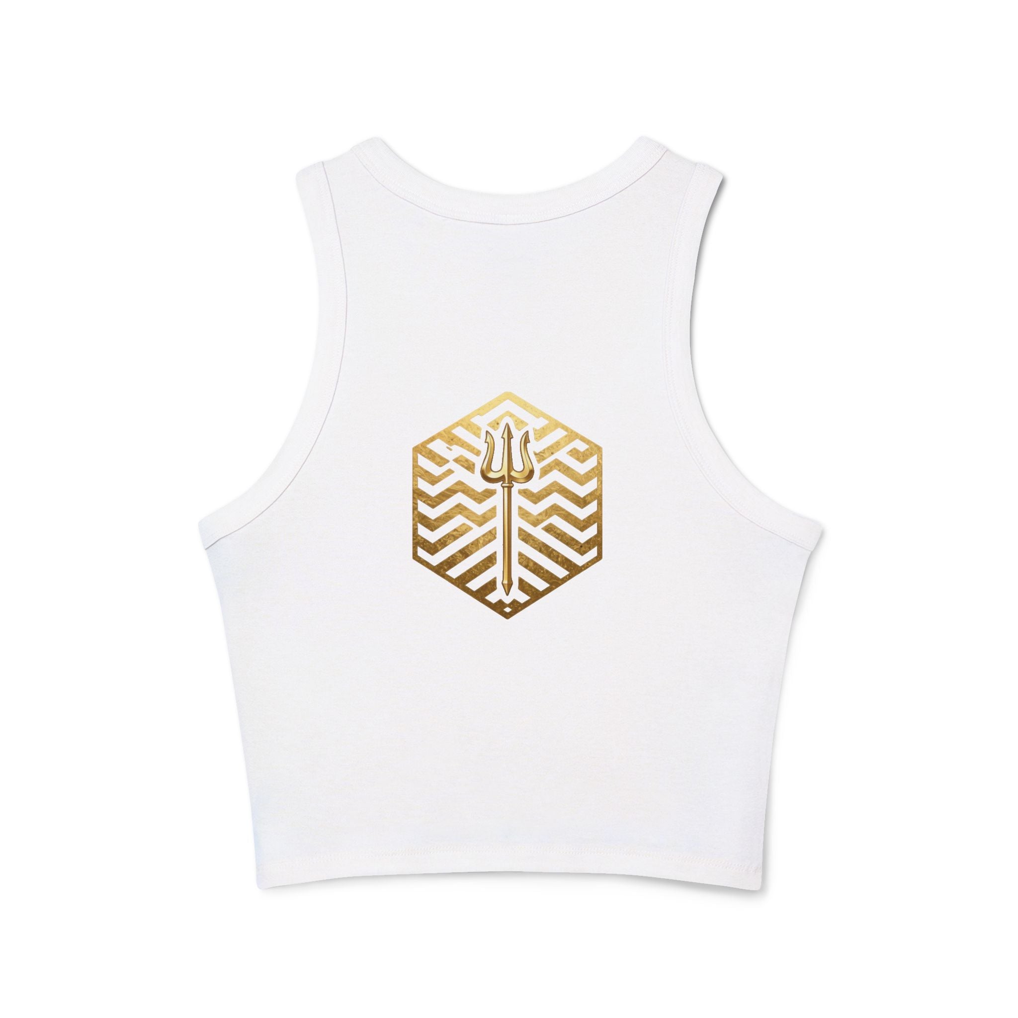 Hexagon Phenom Crop Tank | X~ALT Chrome | Slabrise