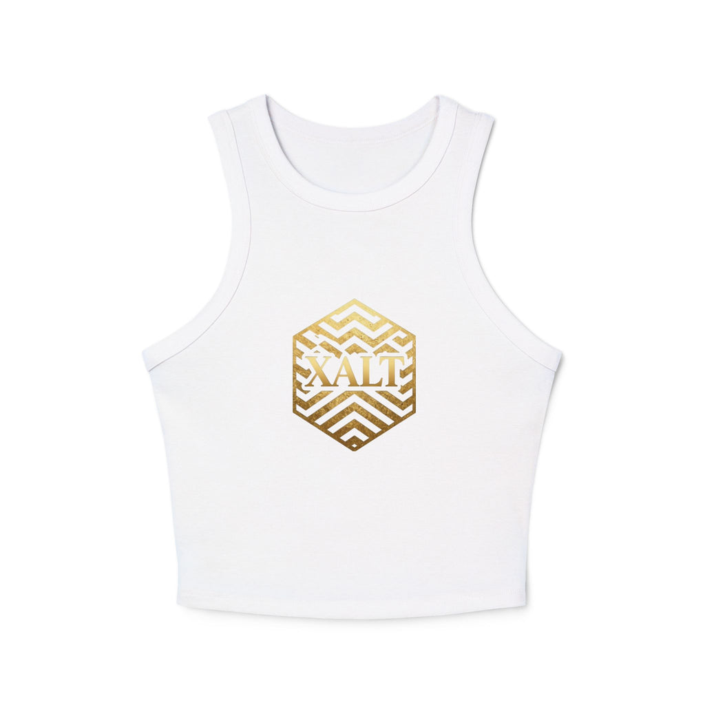 Hexagon Phenom Crop Tank | X~ALT Chrome | Slabrise