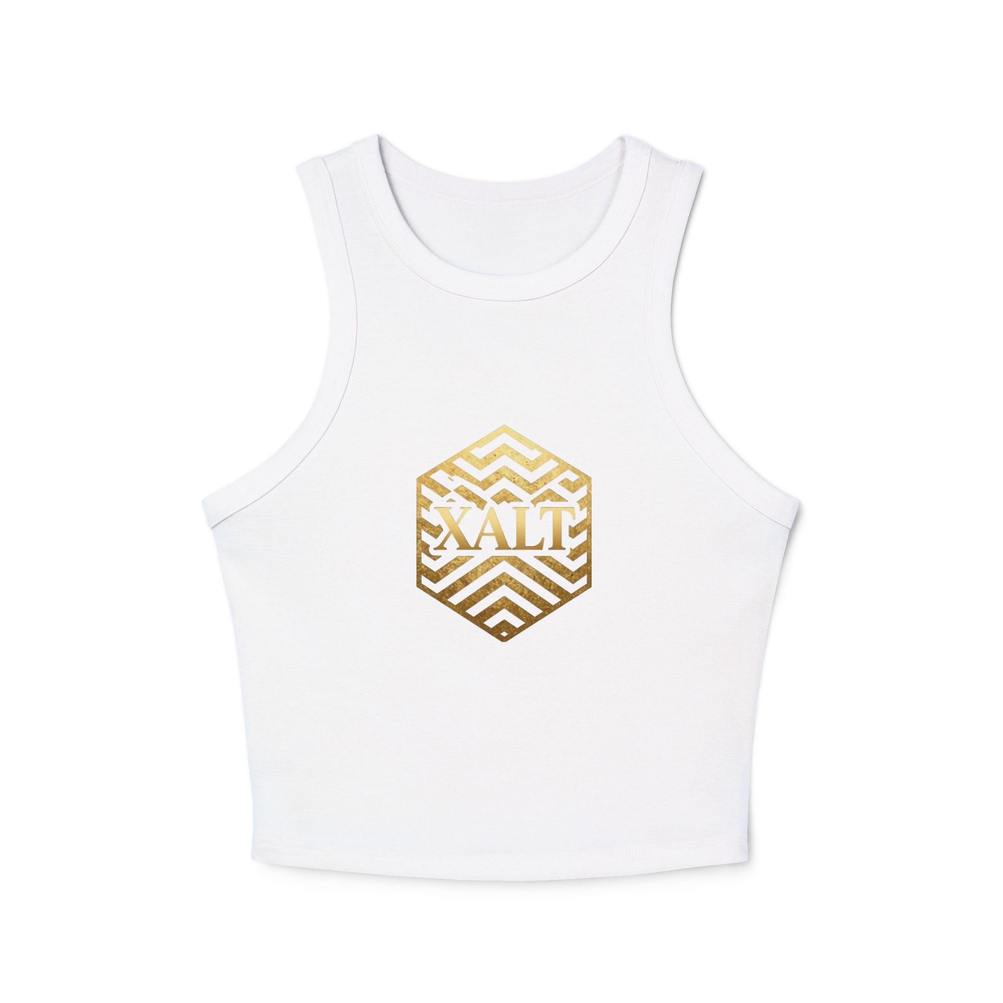 Hexagon Phenom Crop Tank | X~ALT Chrome | Slabrise