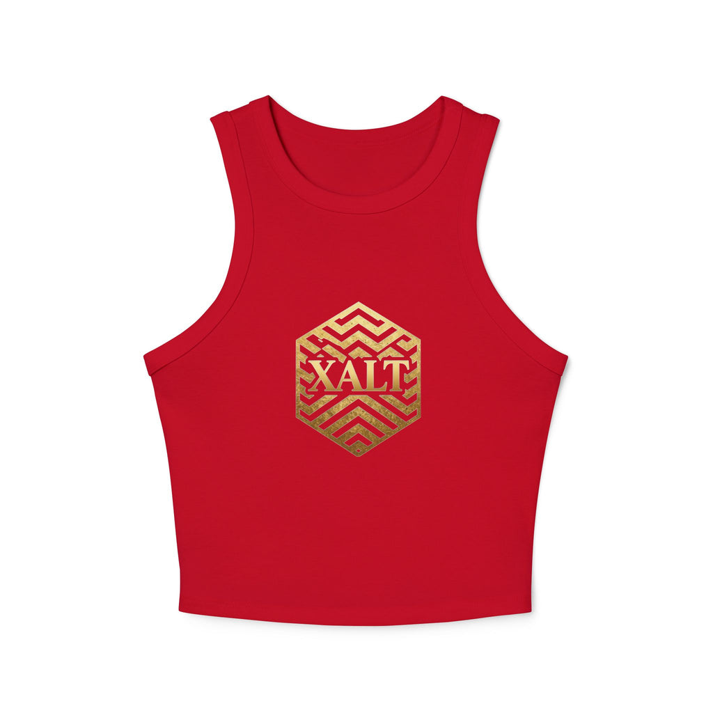 Hexagon Phenom Crop Tank | X~ALT Chrome | Slabrise