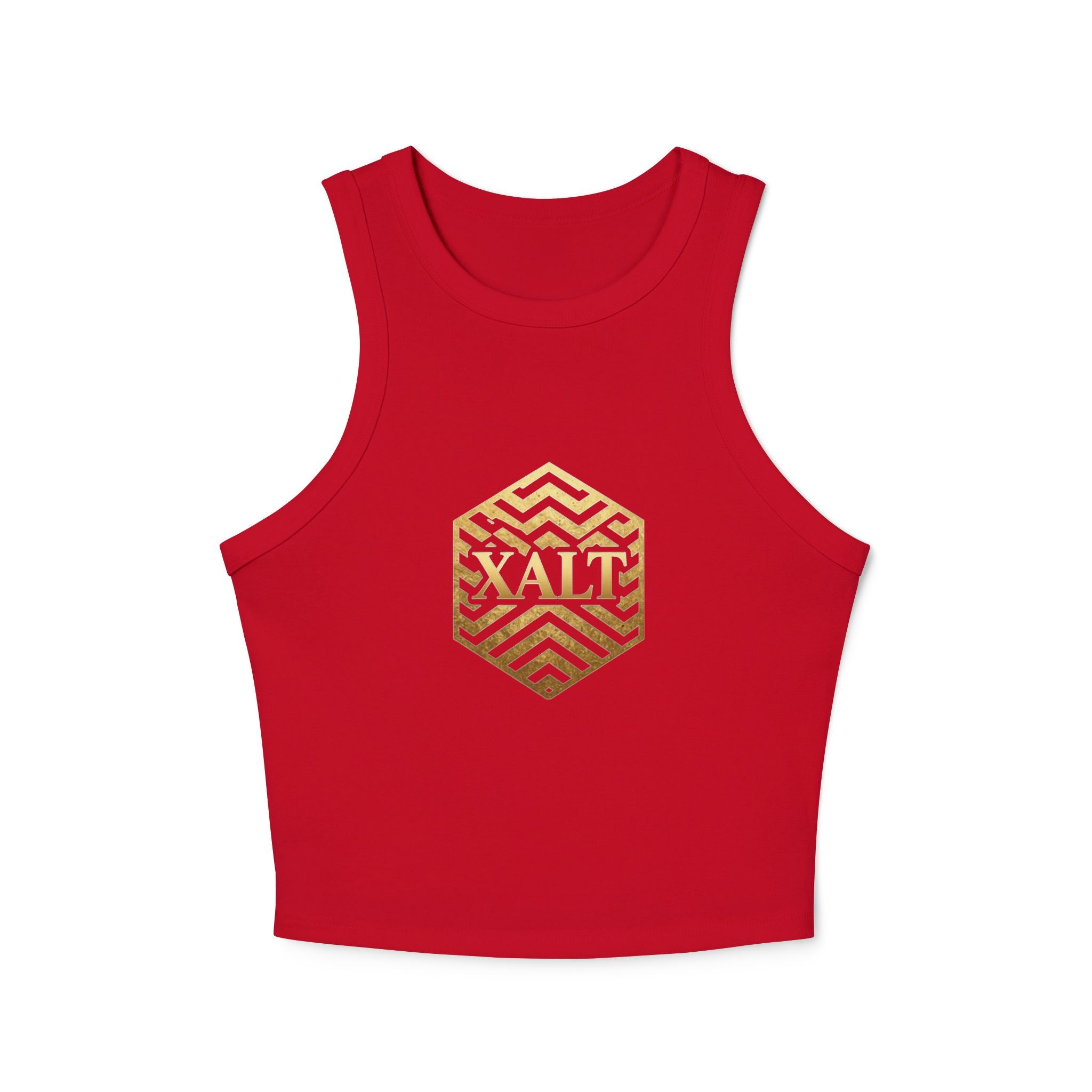 Hexagon Phenom Crop Tank | X~ALT Chrome | Slabrise