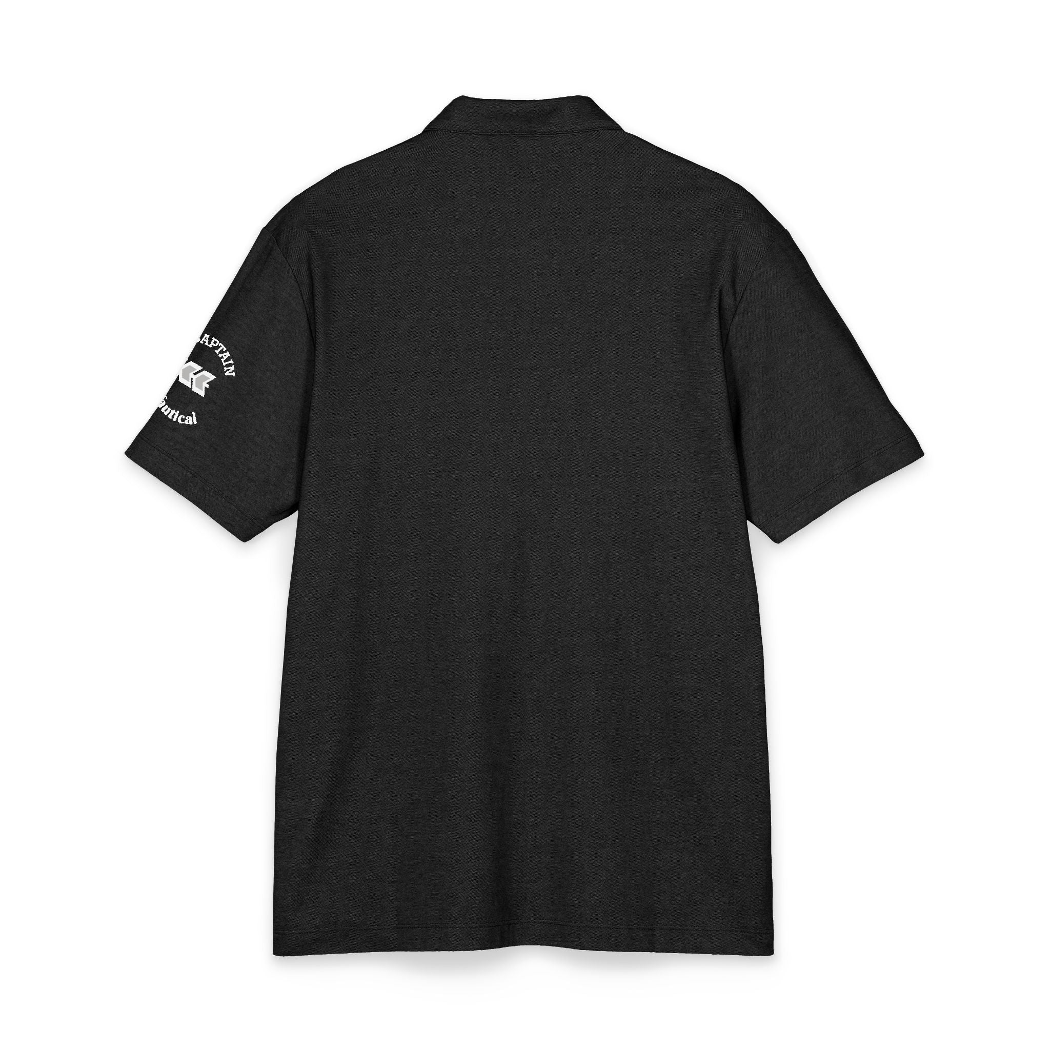 TRITON*TITAN Men's  Platinum-Pearl*Prix Polo Collection.Men's Comfort Luxury Pique Short Sleeve Polo Shirt.