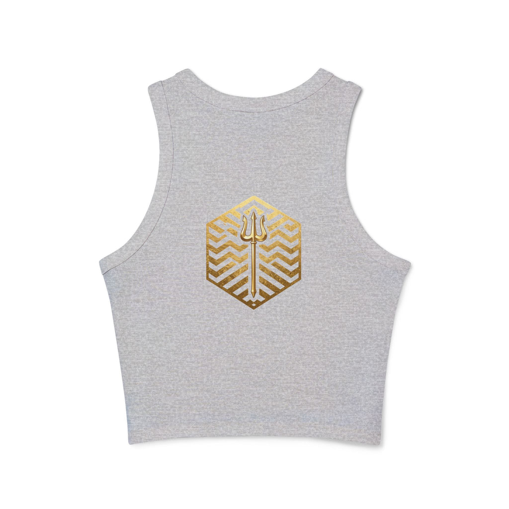 Hexagon Phenom Crop Tank | X~ALT Chrome | Slabrise