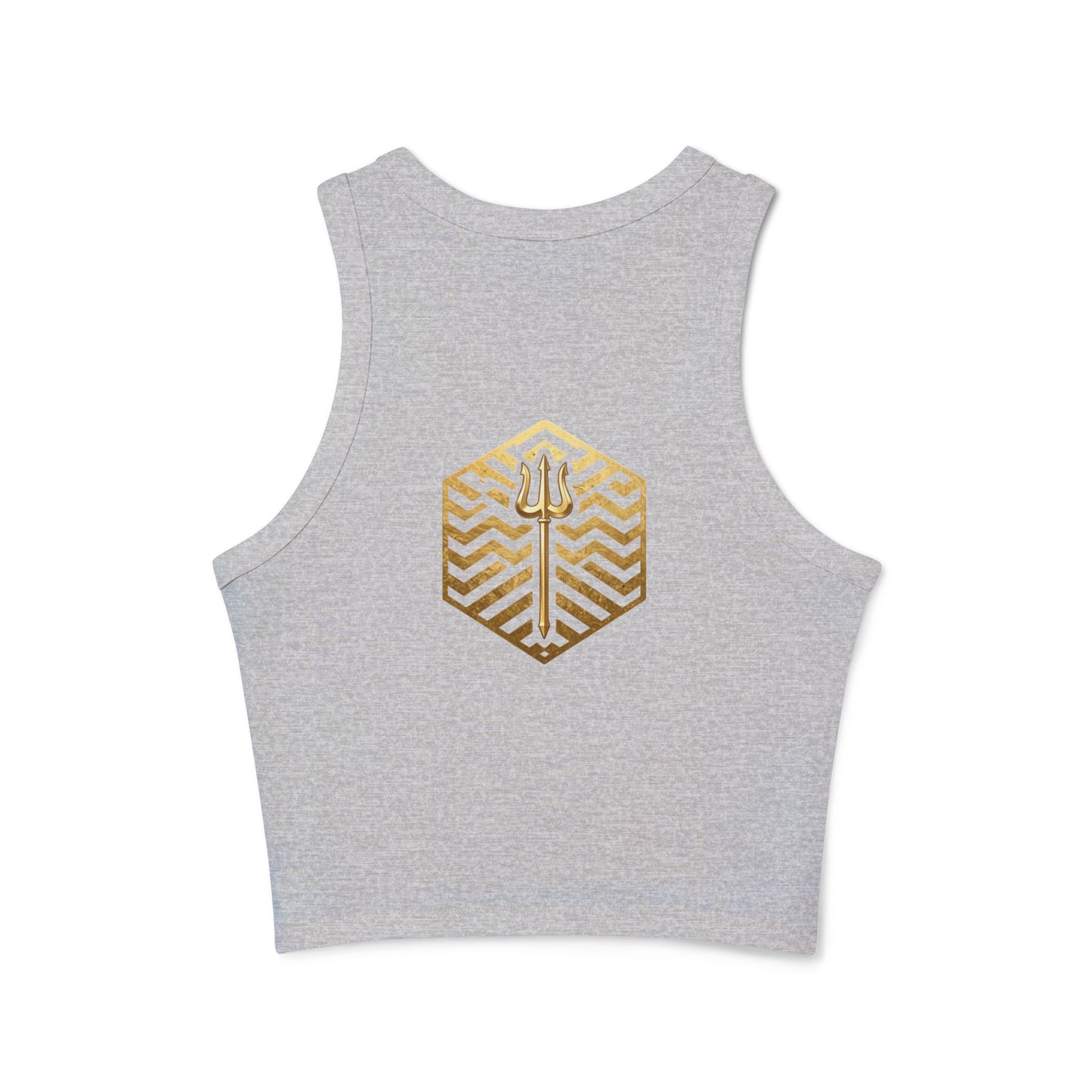X-ALT Ladies Hexagonal Crop Tank Top —