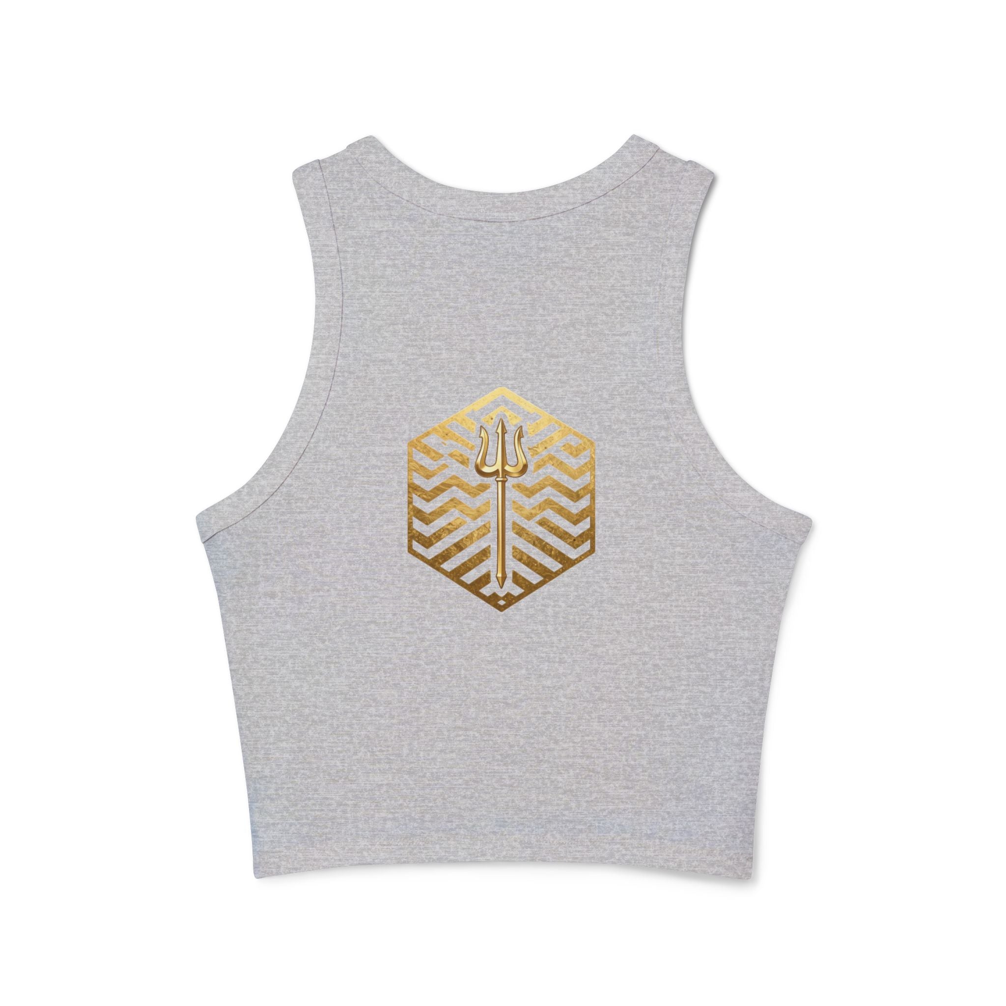 Hexagon Phenom Crop Tank | X~ALT Chrome | Slabrise