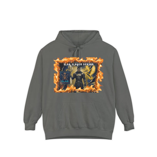 Slab Slay Hoodie - "Slayer Season" Flame Frame Graphic Hoodie