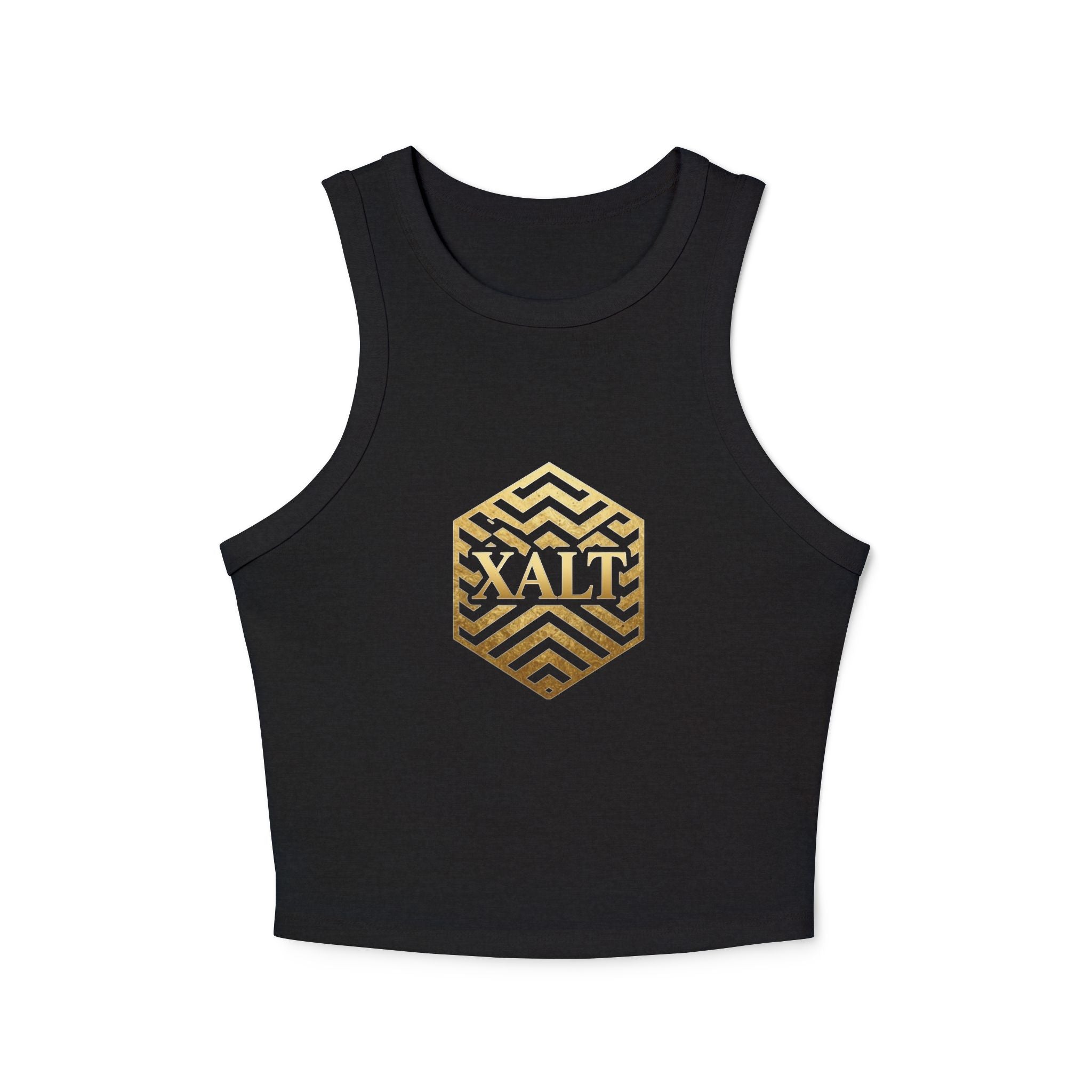 Hexagon Phenom Crop Tank | X~ALT Chrome | Slabrise