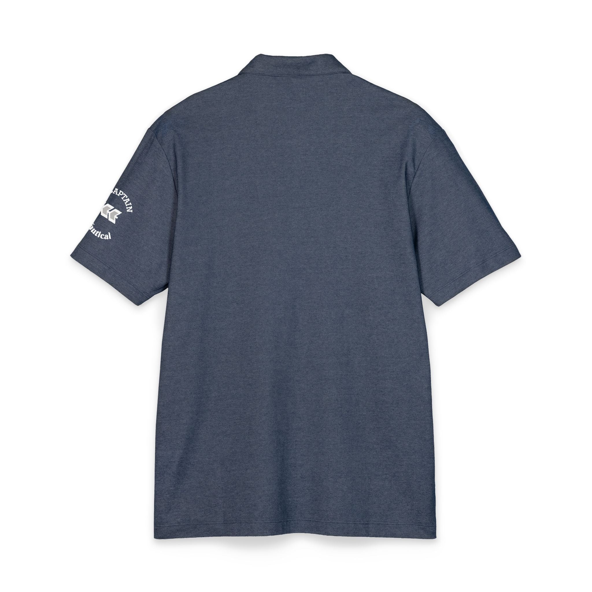 TRITON*TITAN Men's  Platinum-Pearl*Prix Polo Collection.Men's Comfort Luxury Pique Short Sleeve Polo Shirt.