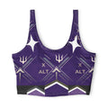 X~ALTNubian Heritage  Ladies— Geometric Trident Athletic Crop Top