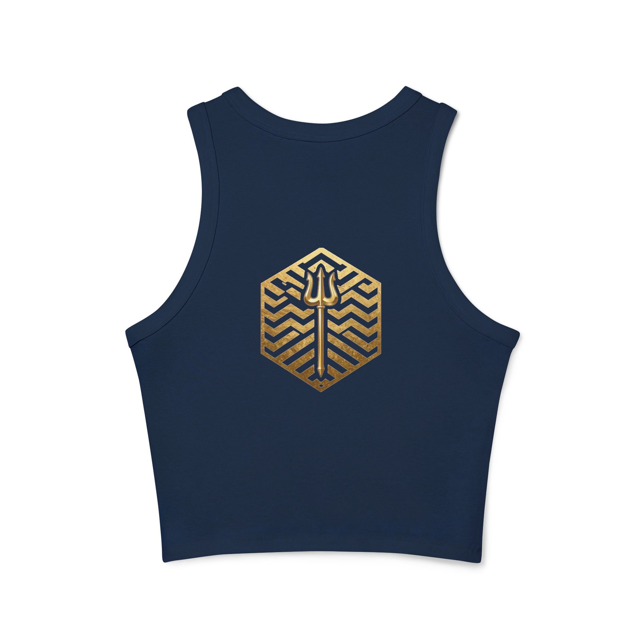 Hexagon Phenom Crop Tank | X~ALT Chrome | Slabrise