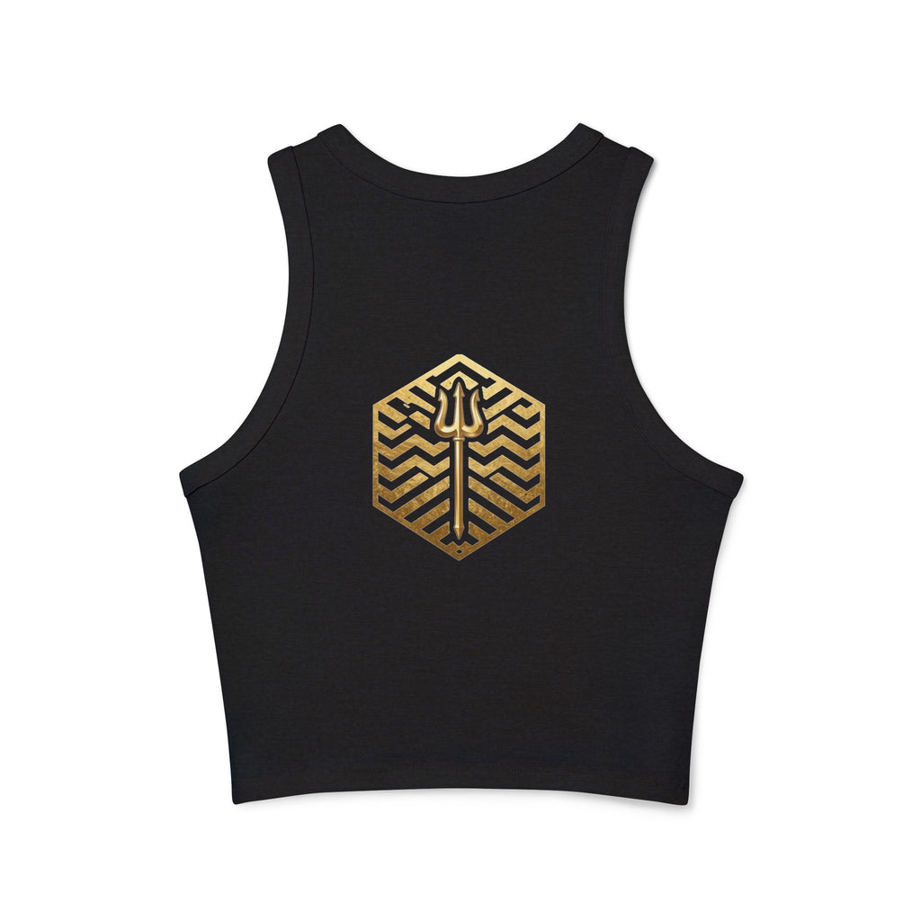 Hexagon Phenom Crop Tank | X~ALT Chrome | Slabrise