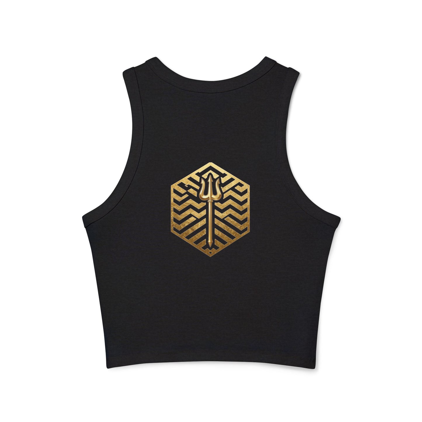 X-ALT Ladies Hexagonal Crop Tank Top —