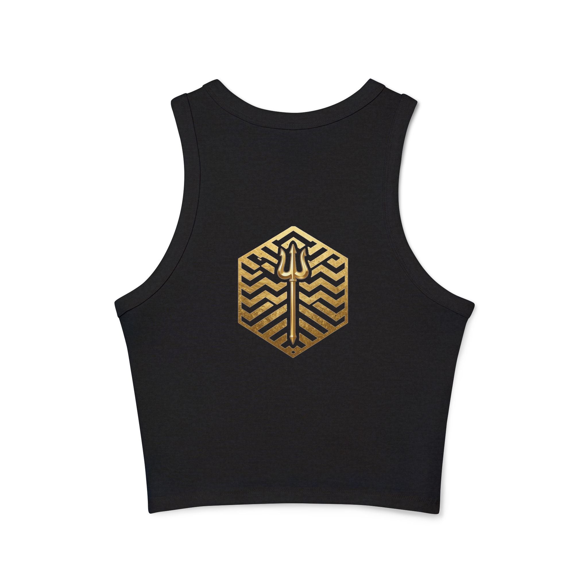 Hexagon Phenom Crop Tank | X~ALT Chrome | Slabrise