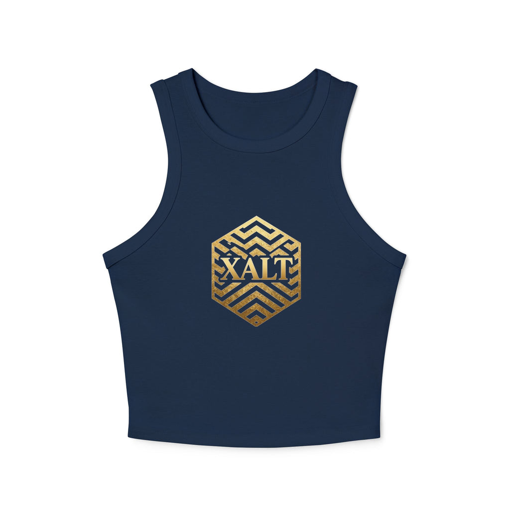 Hexagon Phenom Crop Tank | X~ALT Chrome | Slabrise